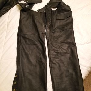JAFRUM Women's leather motorcycle chaps
